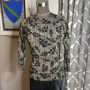 The Limited Y2K Printed Mesh Top